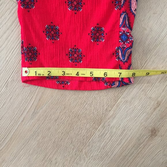 High Waist/Rise Yogi/Lounge/Boho Pants sz 16-18 - Red / Navy - Picture 10 of 12